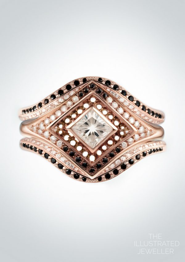 diamond bridal set