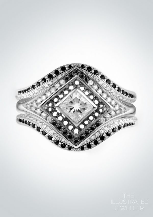diamond bridal set
